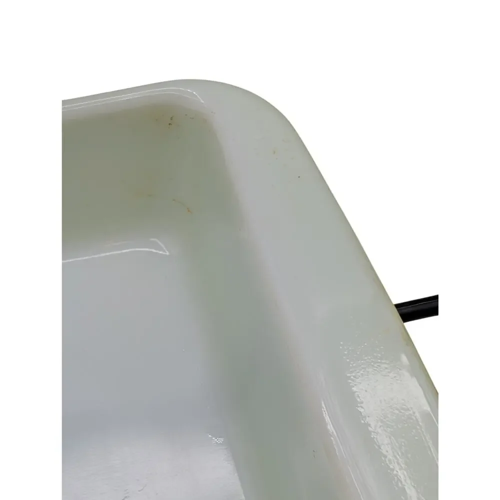 Vintage 1950s Pyrex Lime Green 222 8 X 8 Inch Square Baking Pan With Holder